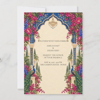 Invitación de boda al Palacio del Pavo Real Eléctr