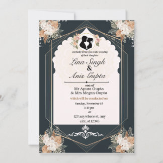 Invitación de Boda Alegría de Amor