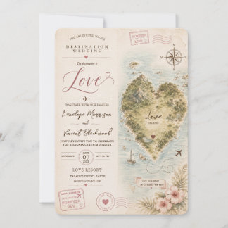 Invitación de boda: Amor Destino
