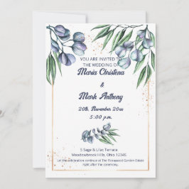 Invitación de Boda Armonía de Flores Silvestres
