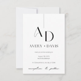 Invitación de boda Armonía Etérea