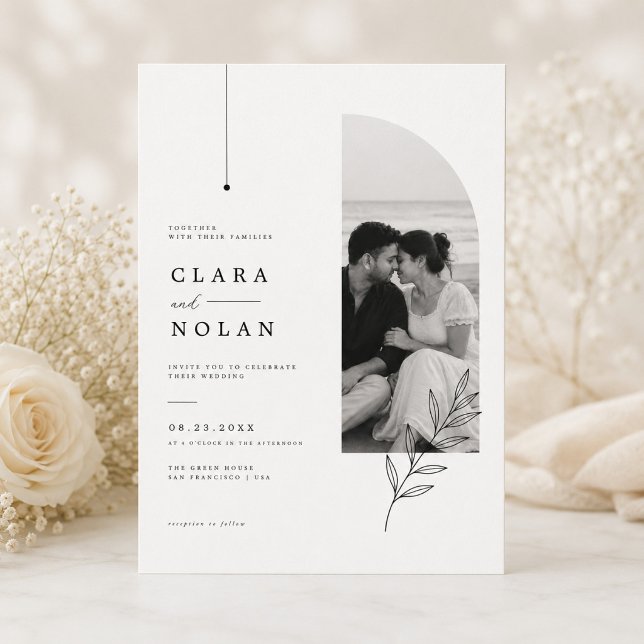 Invitación de Boda Atemporal y Elegante con Diseño (Subido por el creador)