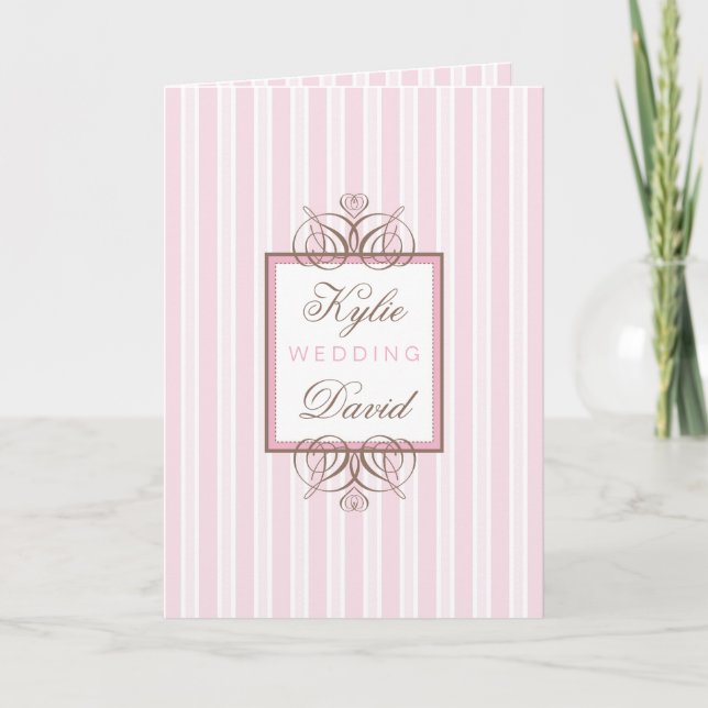 INVITACIÓN DE BODA :: banda de parís (Anverso)