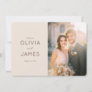 Invitación de boda beige romántica