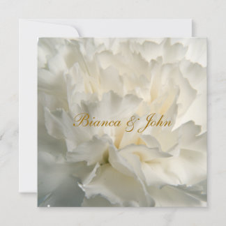 Invitación de boda blanca elegante y más popular