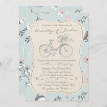INVITACIÓN DE BODA | Boda de amor para bicicleta d