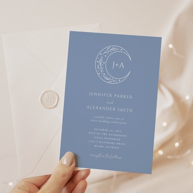 Invitación de Boda Boho Celestial (Subido por el creador)