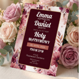 Invitación de Boda Boho Dreams Santa Matrimonio