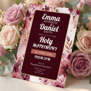 Invitación de Boda Boho Dreams Santa Matrimonio