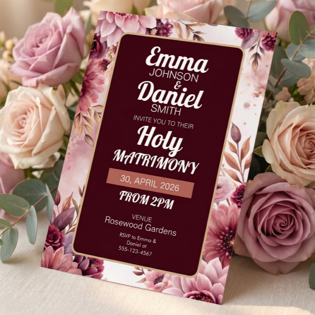 Invitación de Boda Boho Dreams Santa Matrimonio (Subido por el creador)