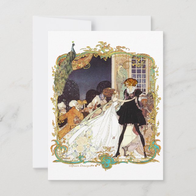 Invitación de Boda/Bola de disfraces del siglo XVI (Anverso)