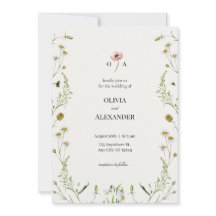 Invitación de Boda Botánica de Lujo