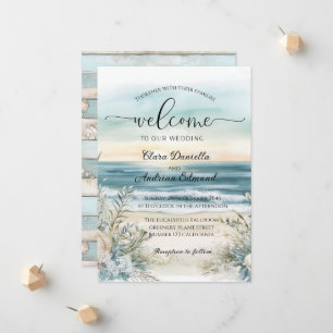 Invitación de boda Brisa del Océano
