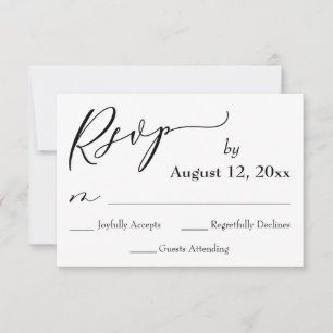Invitación de boda Caligrafía, Amapolas rojas atrá