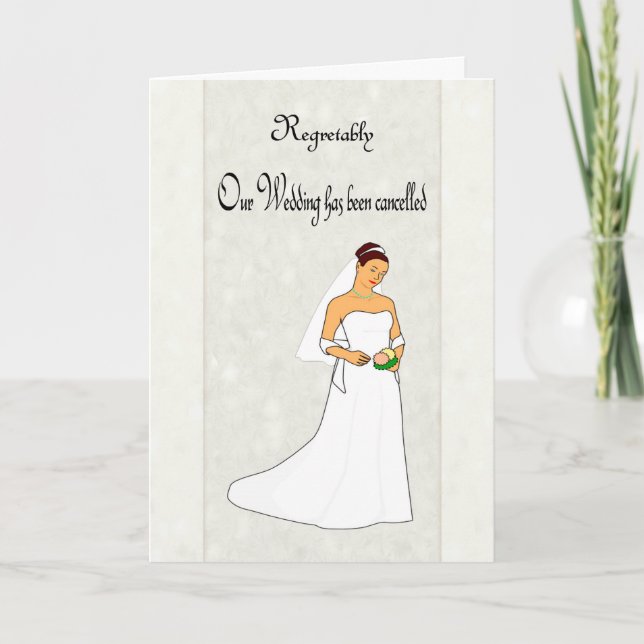 Invitación de Boda cancelada (Anverso)