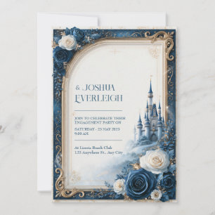 Invitación de boda Castillo de cuentos de hadas Ro