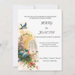 Invitación de Boda Católica