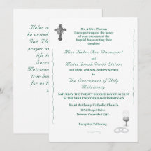 Invitación de boda católica Gracia Nupcial