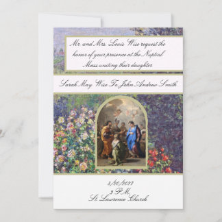 Invitación de Boda Católica Tradicional María
