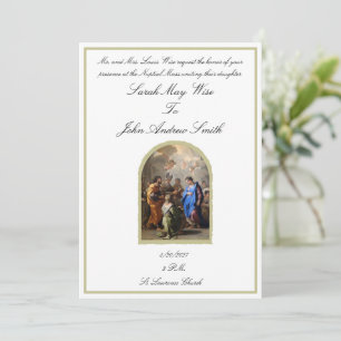 Invitación de Boda Católica Tradicional María