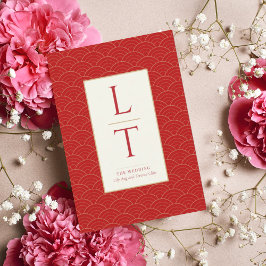 INVITACIÓN DE BODA CHINA ROJA