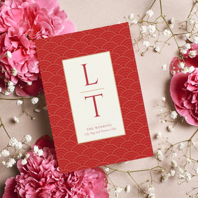 INVITACIÓN DE BODA CHINA ROJA (Subido por el creador)