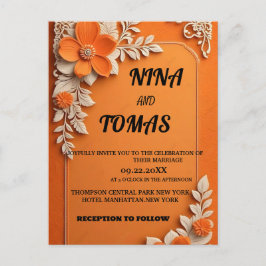 INVITACIÓN DE BODA CLÁSICA
