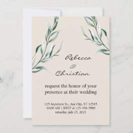 invitación de boda clásica