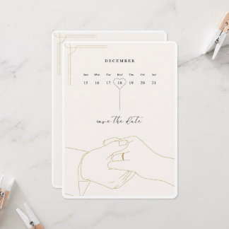 invitación de boda clásica