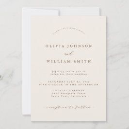 Invitación de Boda con Arco Rústico