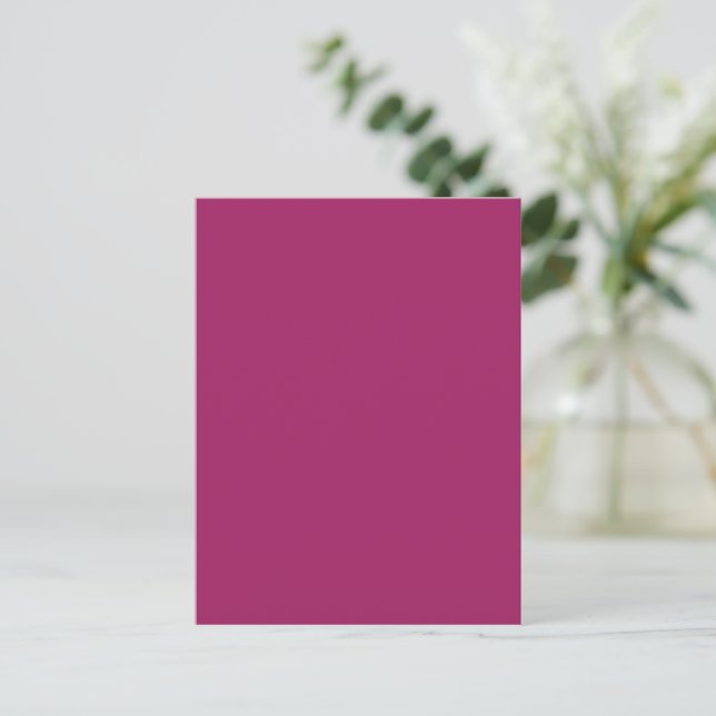 Invitación de Boda con Bloque de Color Intenso – M (Anverso de pie)