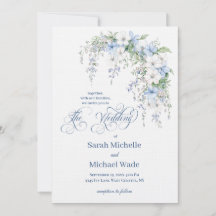 Invitación de boda con caligrafía de gloria de la 