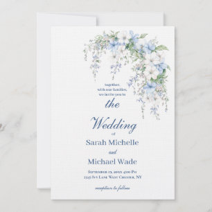 Invitación de boda con caligrafía de gloria de la 