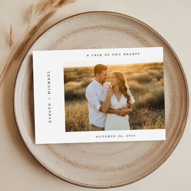 Invitación de Boda con Código QR de Foto con Letra (Subido por el creador)