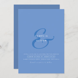 Invitación de boda con código QR de respuesta de A