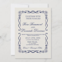 Invitación de Boda con Código QR | Elegante Dinero