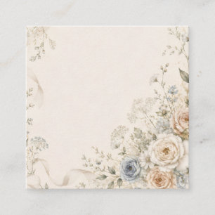 Invitación de boda con detalles florales elegantes