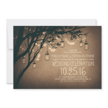 Invitación de boda con detalles rústicos original