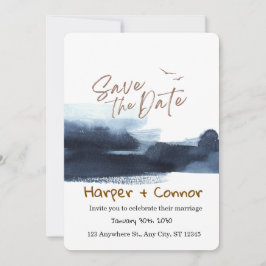 Invitación de boda con dibujos lindos para guardar