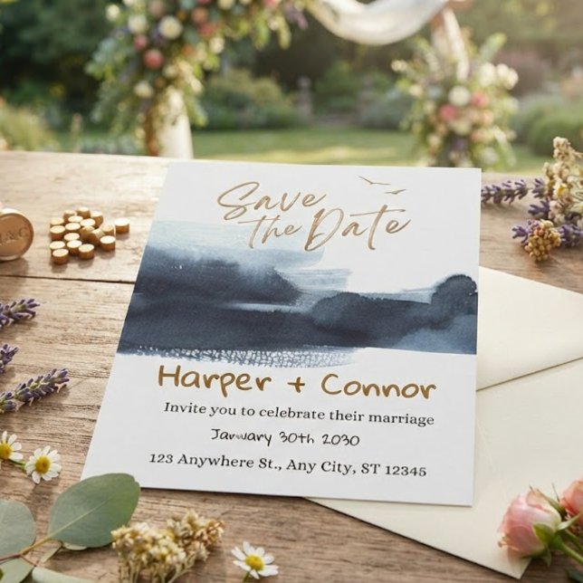 Invitación de boda con dibujos lindos para guardar (Subido por el creador)