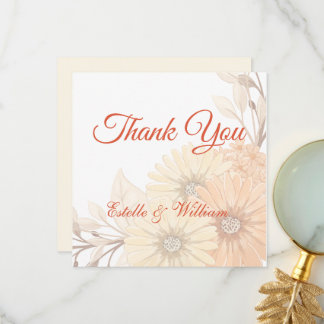 Invitación de Boda con Diseño Floral Pastel