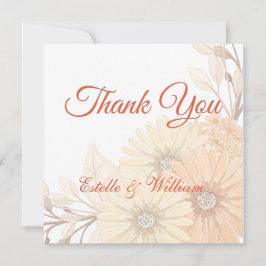 Invitación de Boda con Diseño Floral Pastel