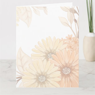 Invitación de Boda con Diseño Floral Pastel
