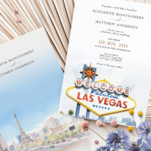 Invitación de Boda con el Icono de Bienvenida de L