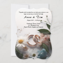 Invitación de boda con estilo y elegancia