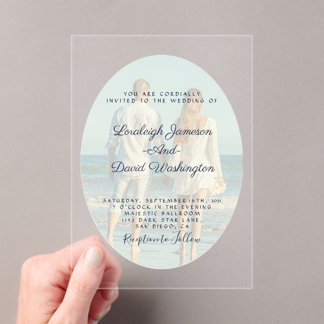 Invitación de boda con foto (Insitu (portátil))