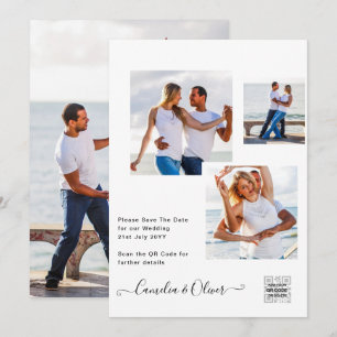 Invitación de Boda con FOTO en Blanco y Negro Mode