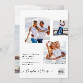 Invitación de boda con FOTO en blanco y negro mode