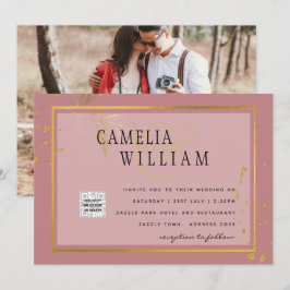 Invitación de Boda con Foto PRESUPUESTO Ahorra la 