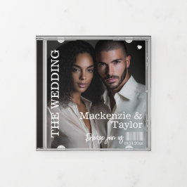 Invitación de Boda con Funda de CD